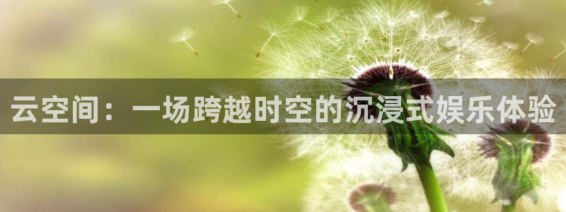 杏盛平台代理：云空间：一场跨越时空的沉浸式娱乐体验